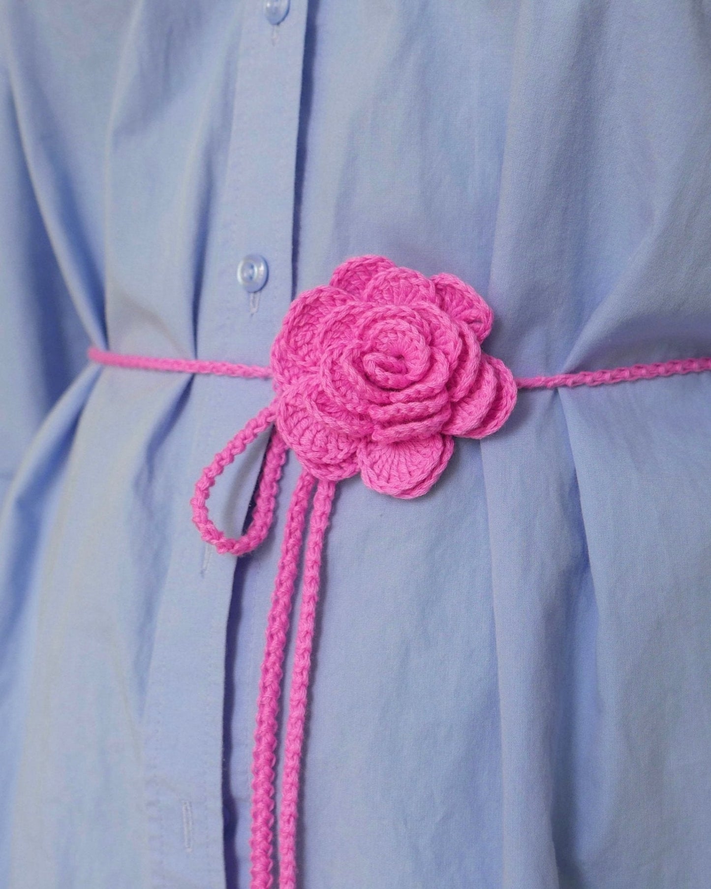 Cashmere Choker "Rose" in Candy Pink - NiSO