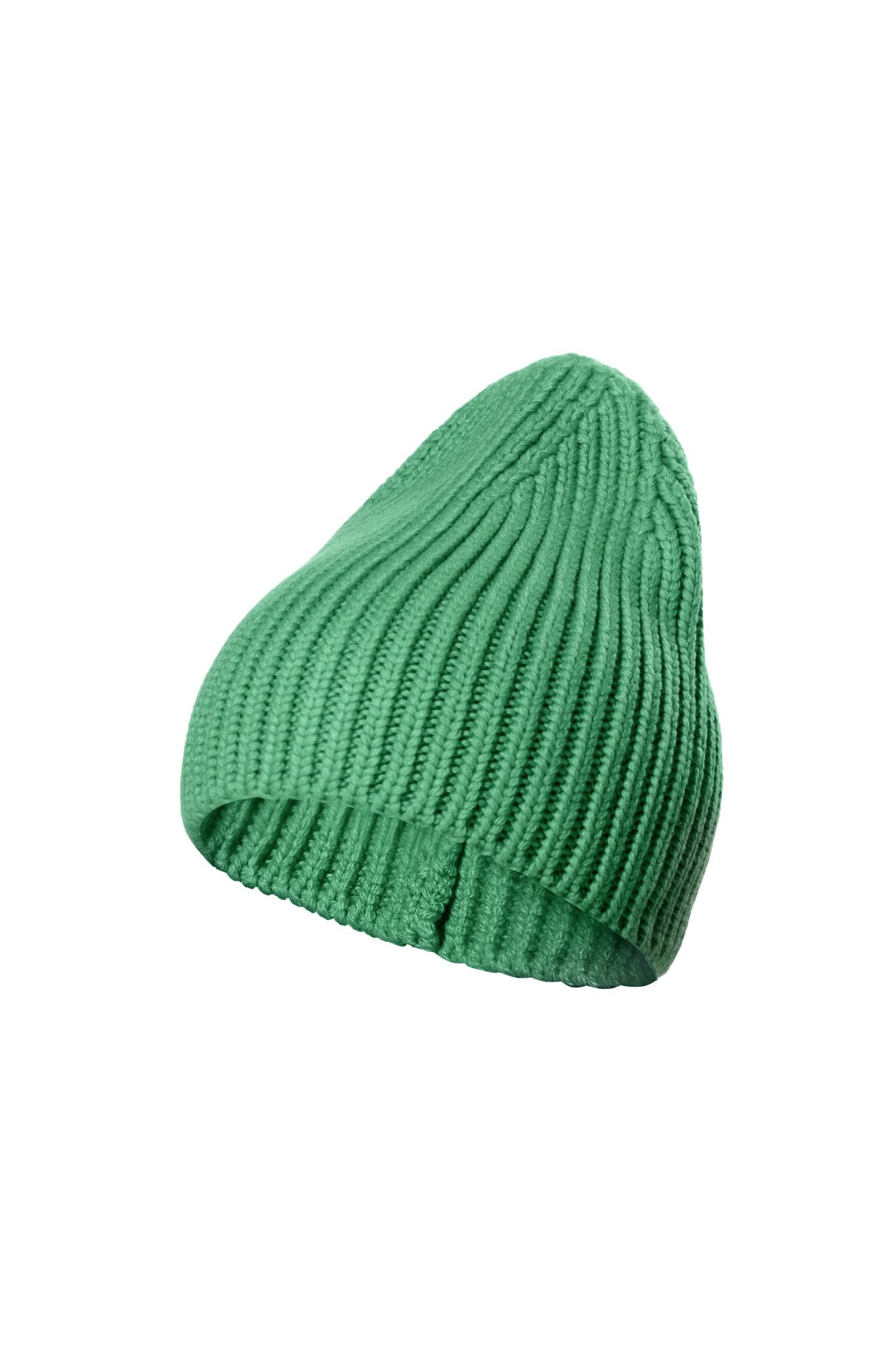 Pure Cashmere Beanie in Green NiSO