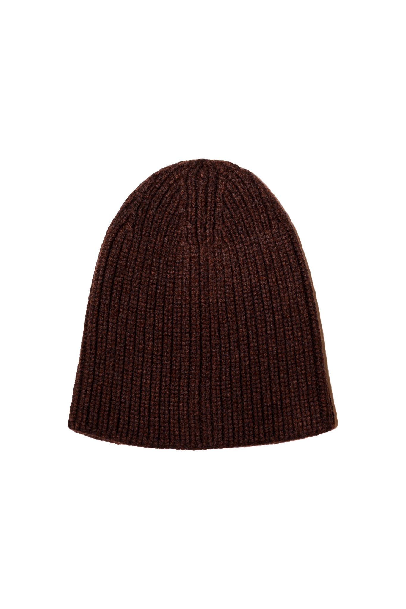 Pure Cashmere Beanie in Brown NiSO