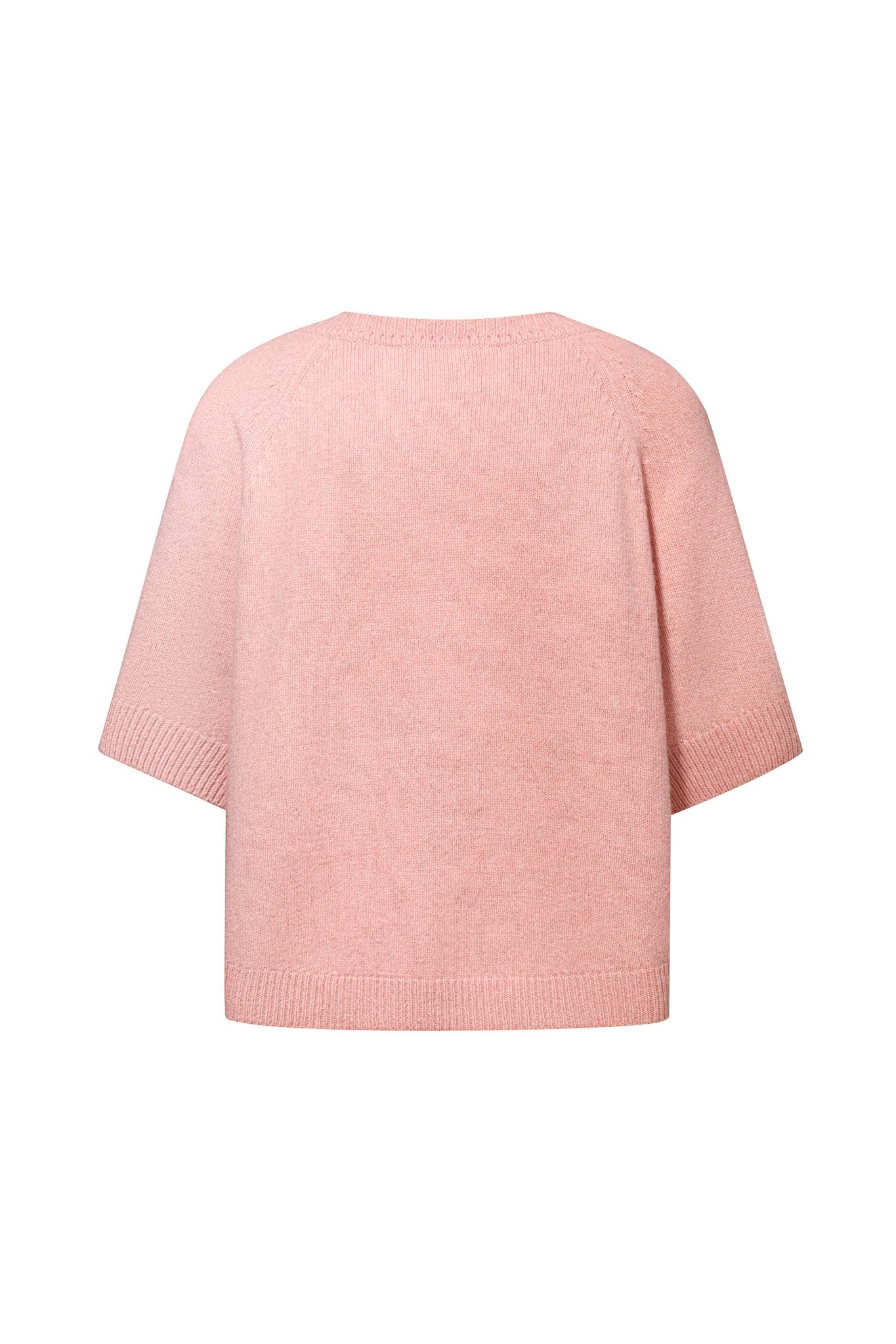 Lightweight Cashmere T-Shirt in Light Pink