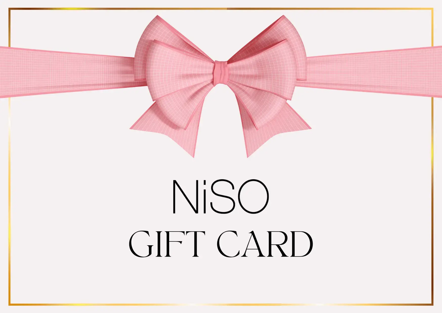NiSO E-gift Card NiSO