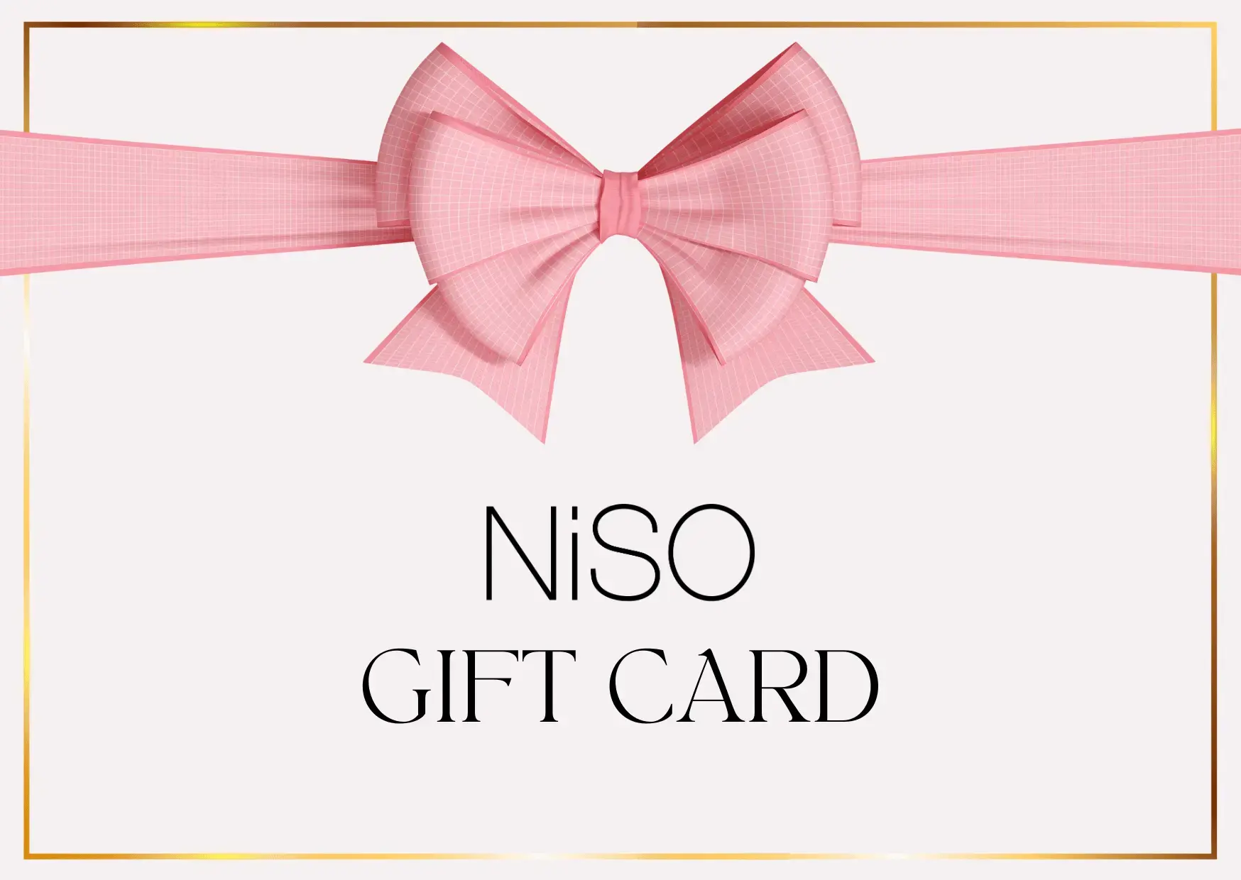 NiSO E-gift Card NiSO