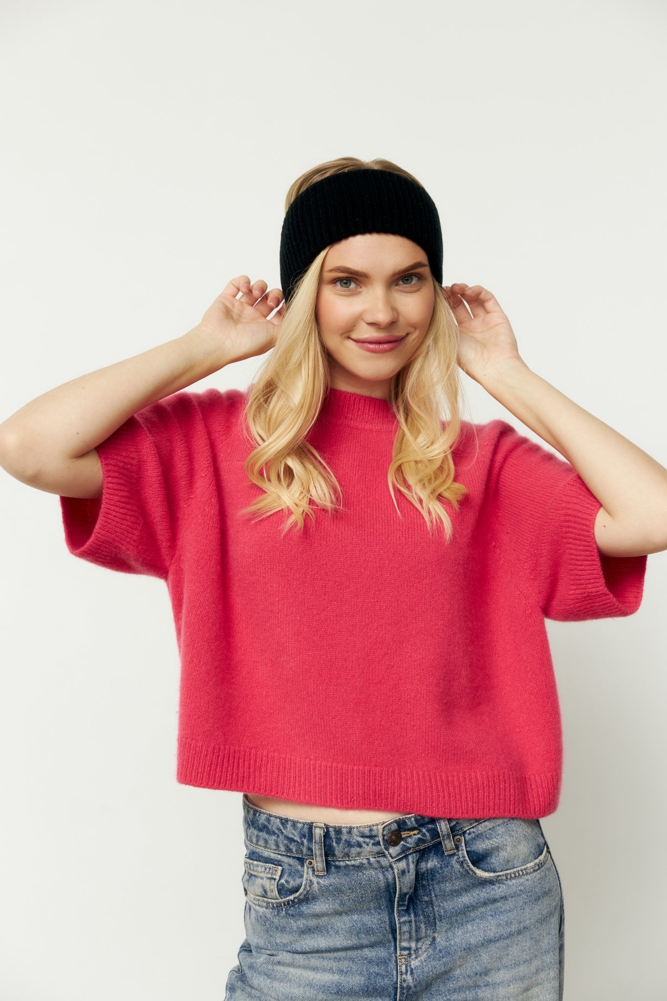 Cashmere Headband in Black