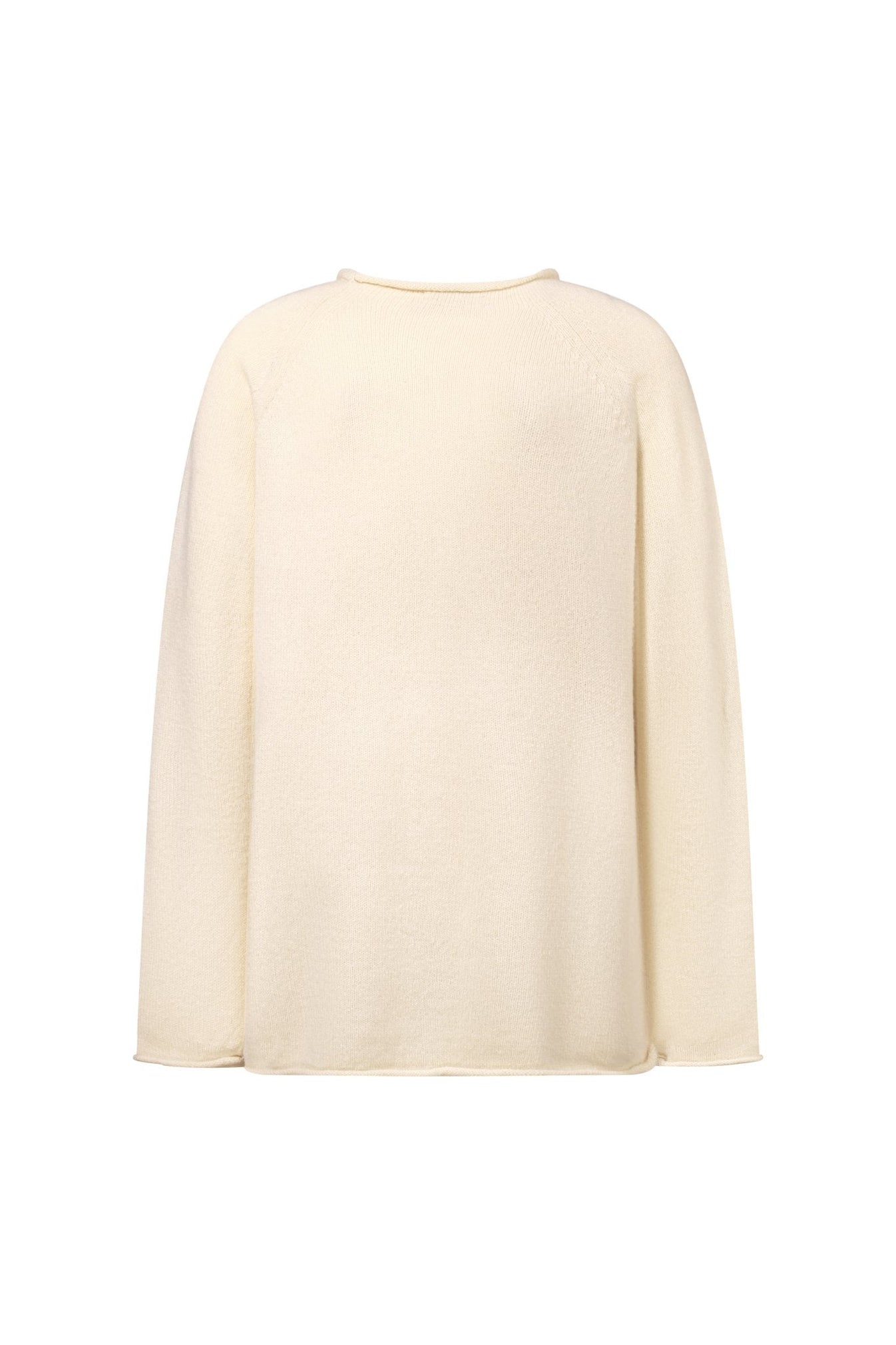 YASNA Cashmere Sweater in White NiSO