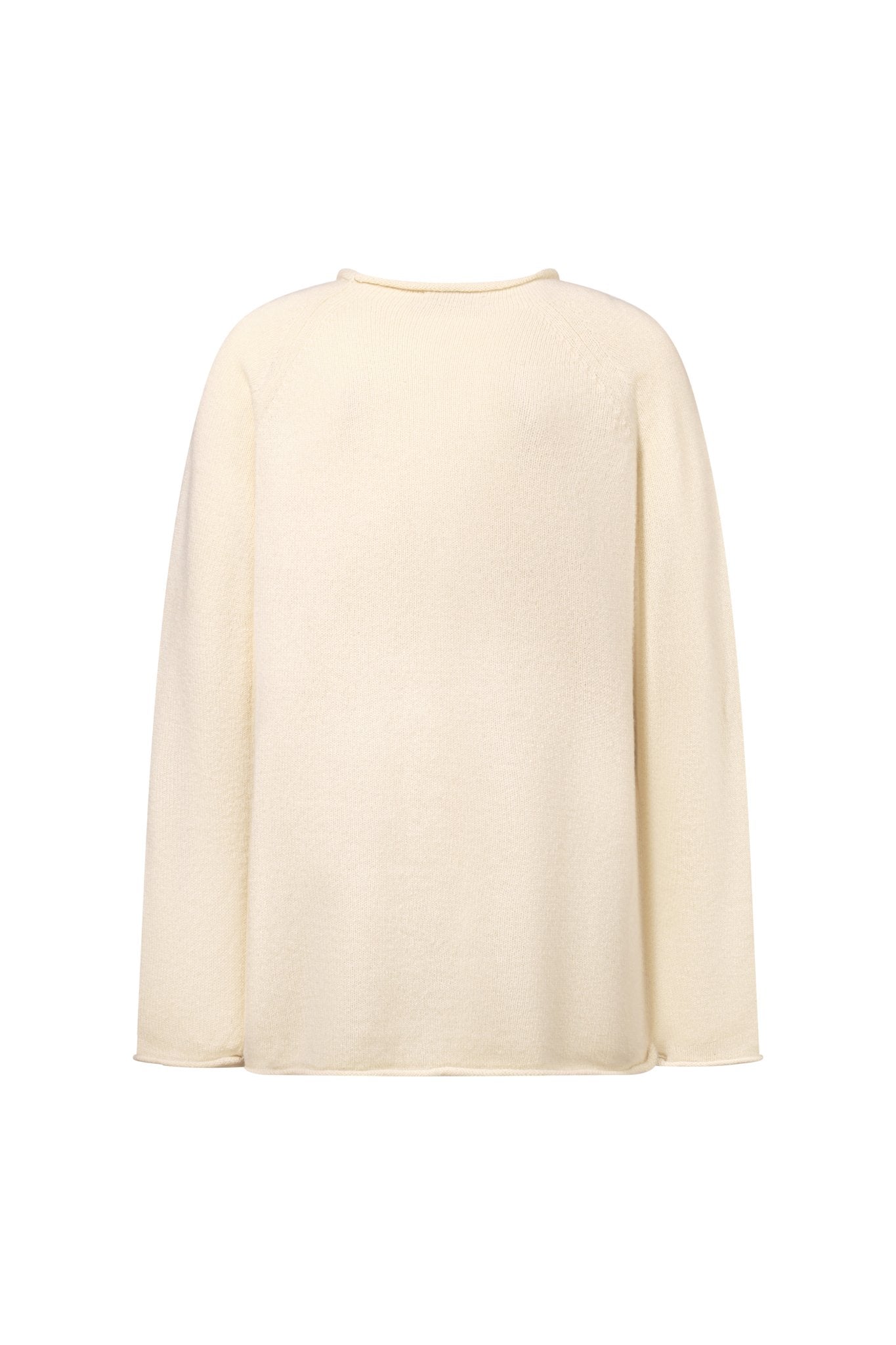 YASNA Cashmere Sweater in White NiSO
