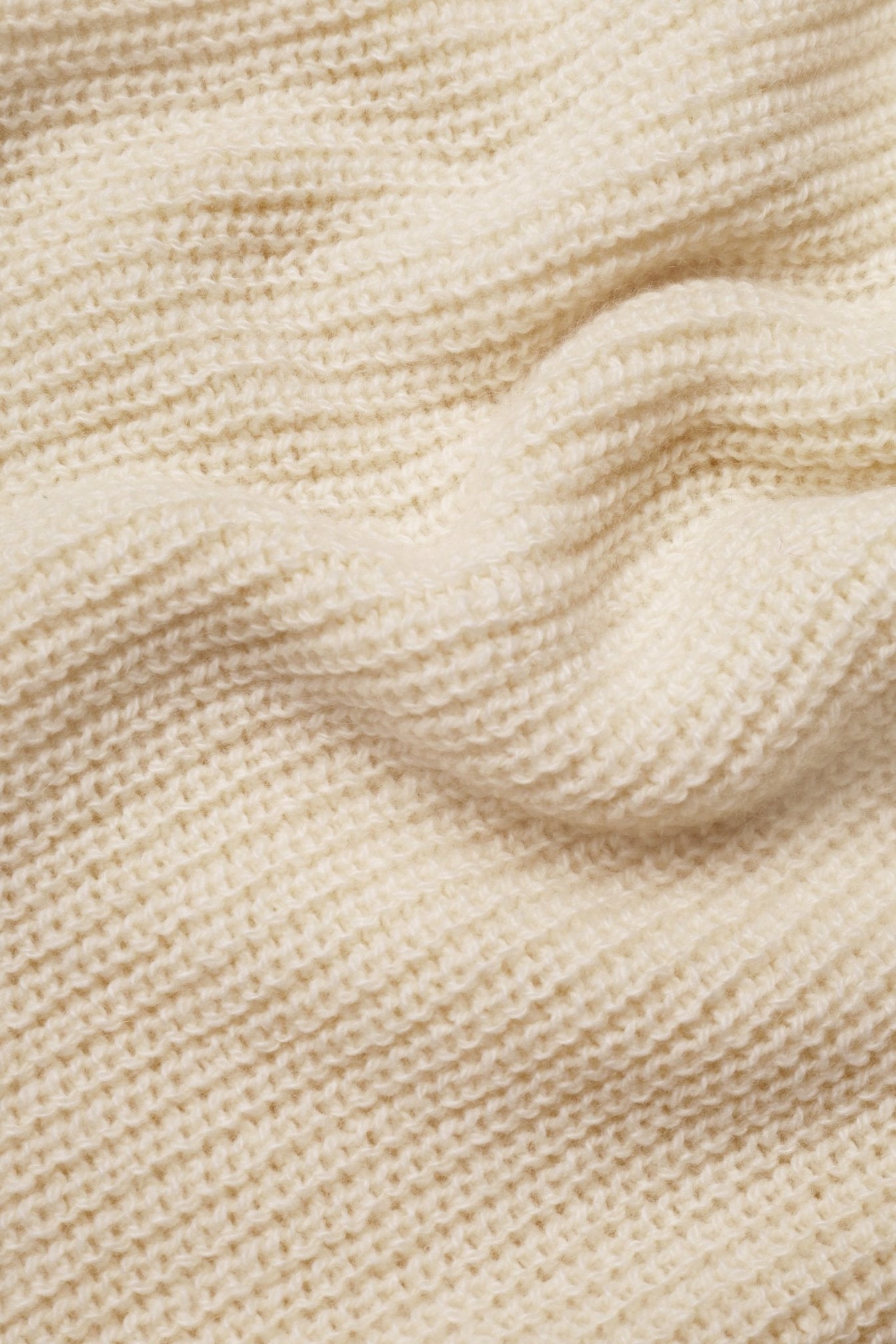 RUTA Ribbed-knit Cashmere Sweater in Ivory NiSO