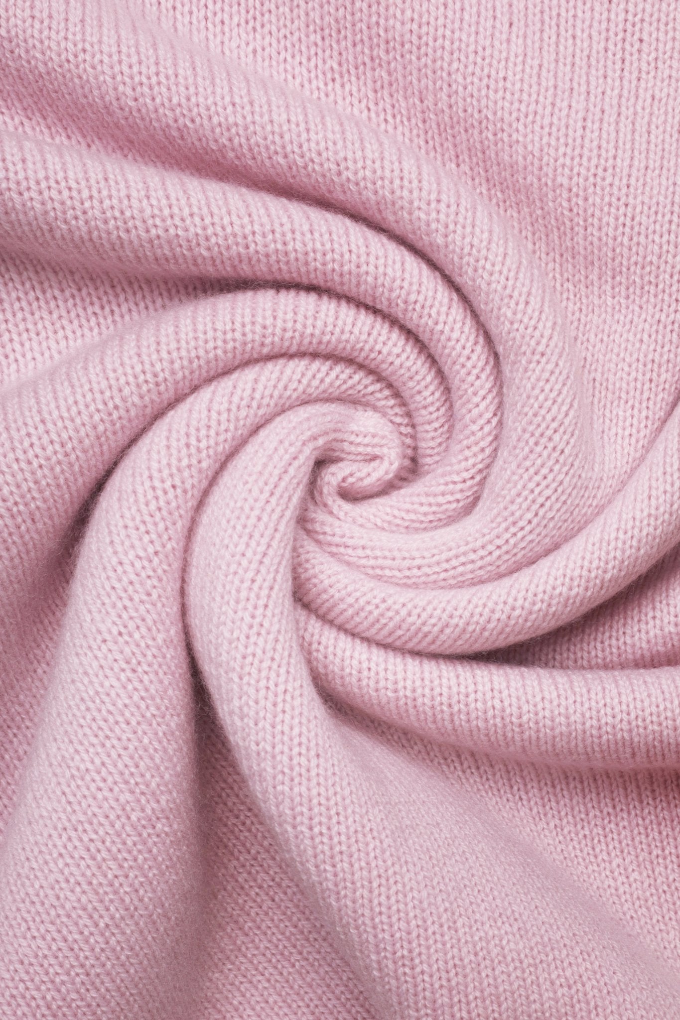 MILAVA Crew-Neck Cashmere Sweater in Pink NiSO
