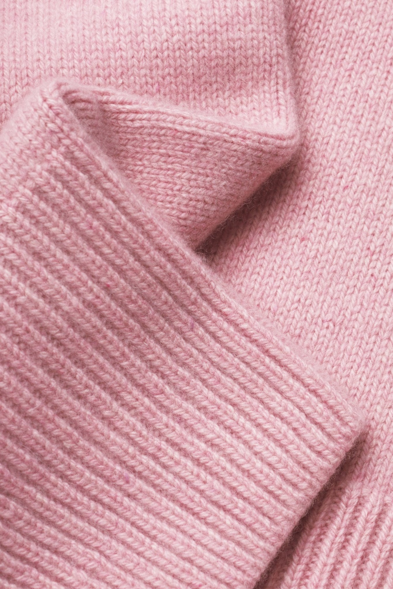 ZORIANA Crew-Neck Cashmere Sweater in Pink NiSO
