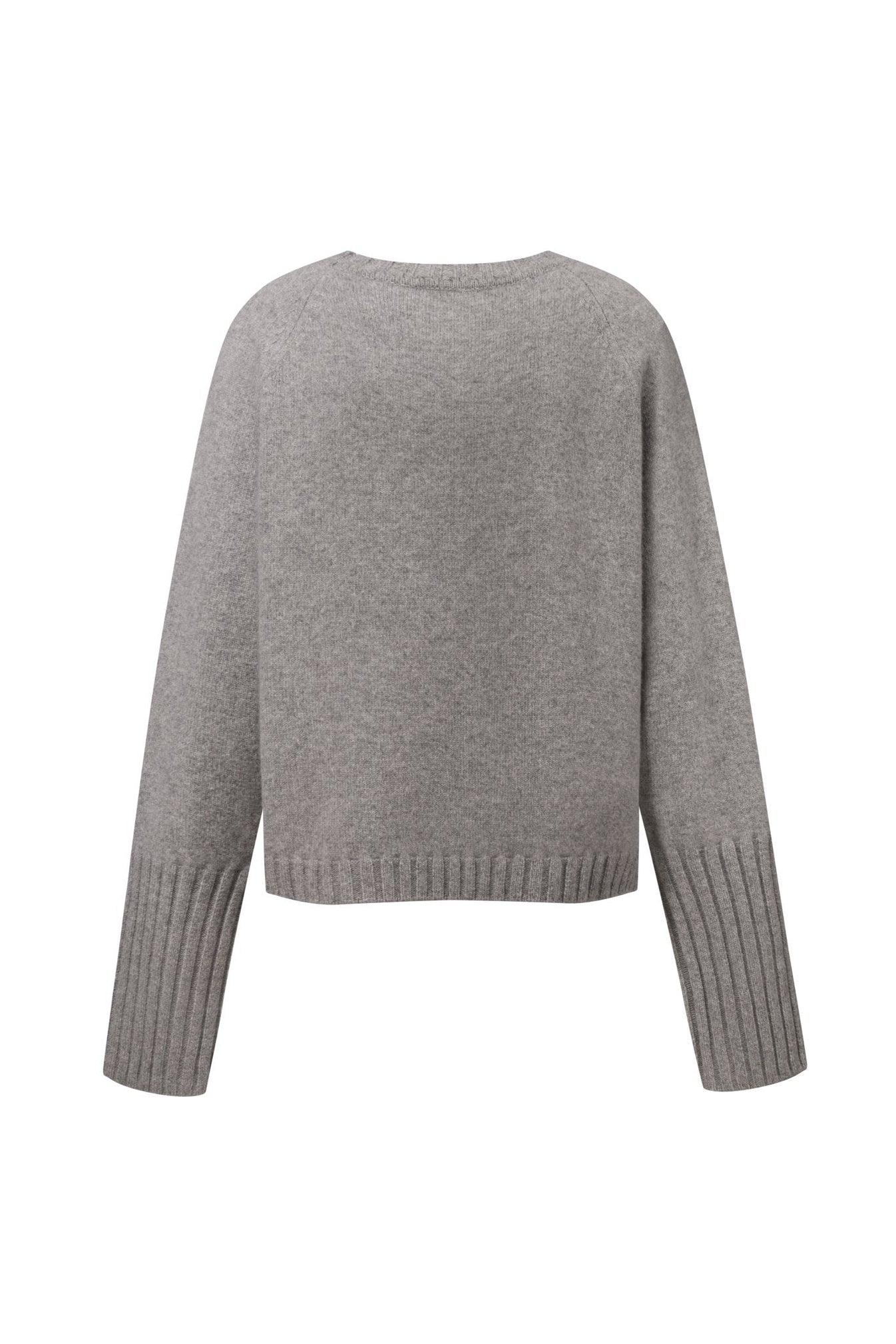 ORYNA Crew-Neck Cashmere Sweater in Gray NiSO
