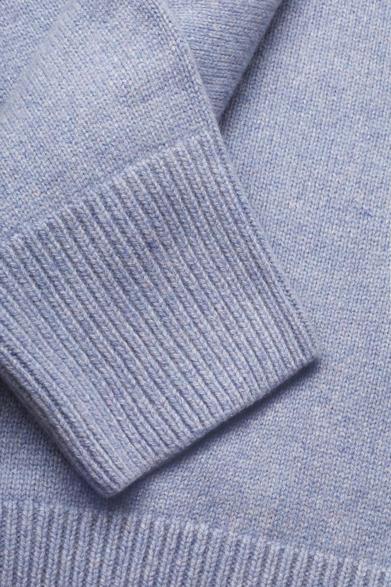 ZORIANA Crew-Neck Cashmere Sweater in Jeans Blue NiSO