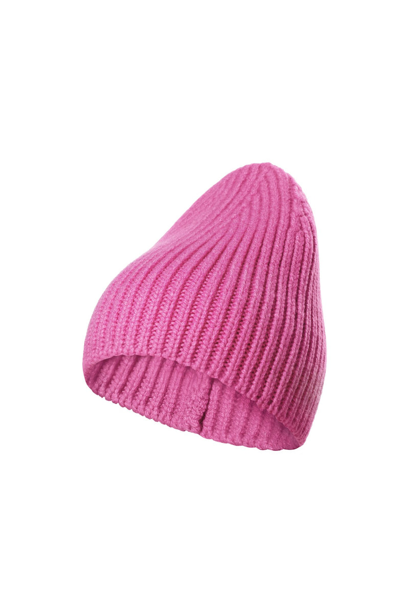 Pure Cashmere Beanie in Candy Pink NiSO