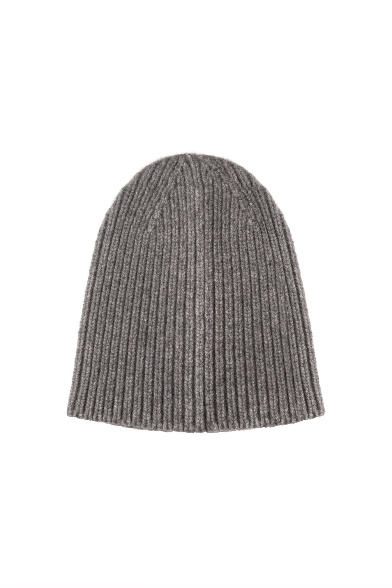 Pure Cashmere Beanie in Gray NiSO