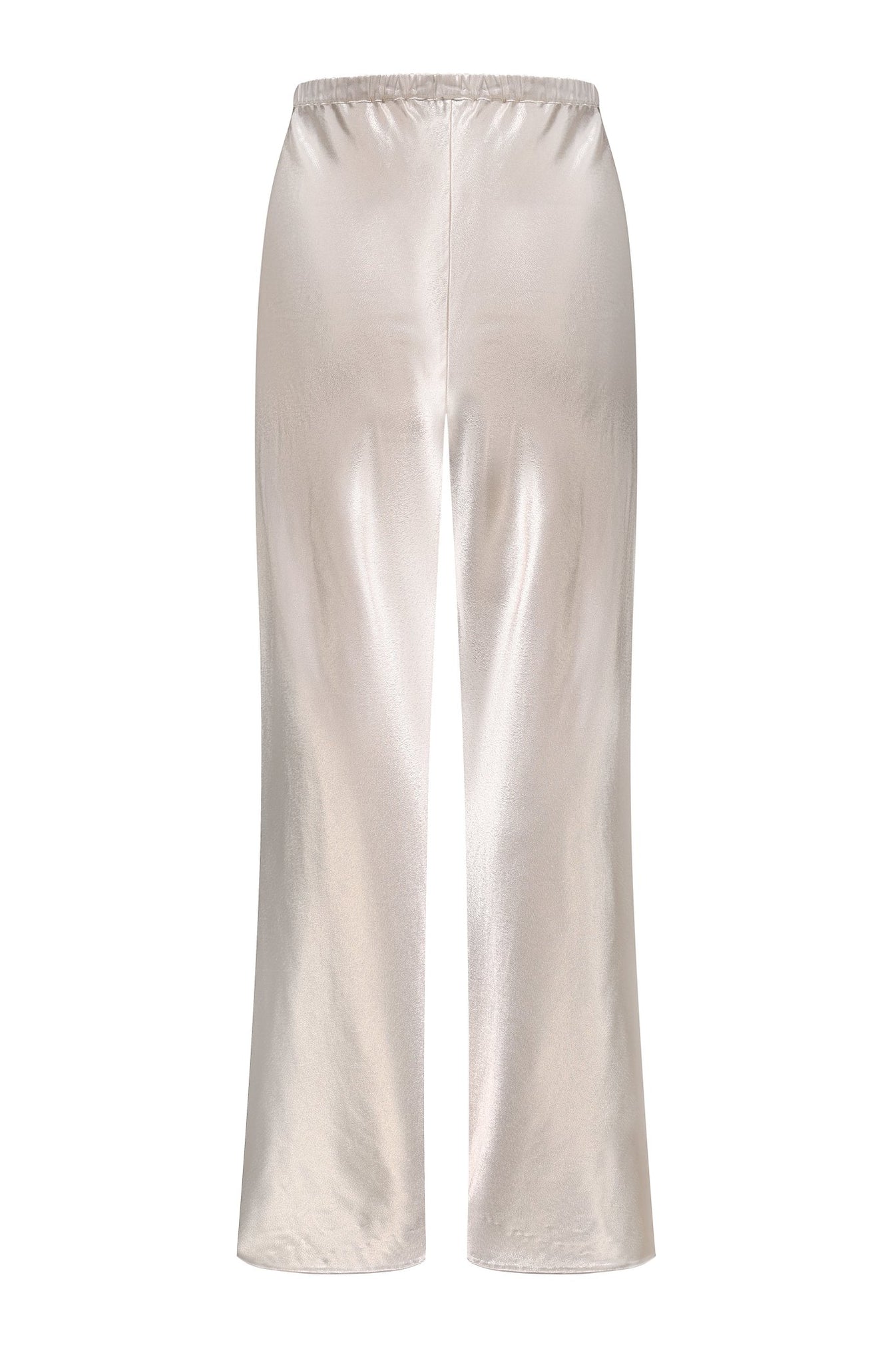 Silk Trousers in Champagne - NiSO - Silk Trousers