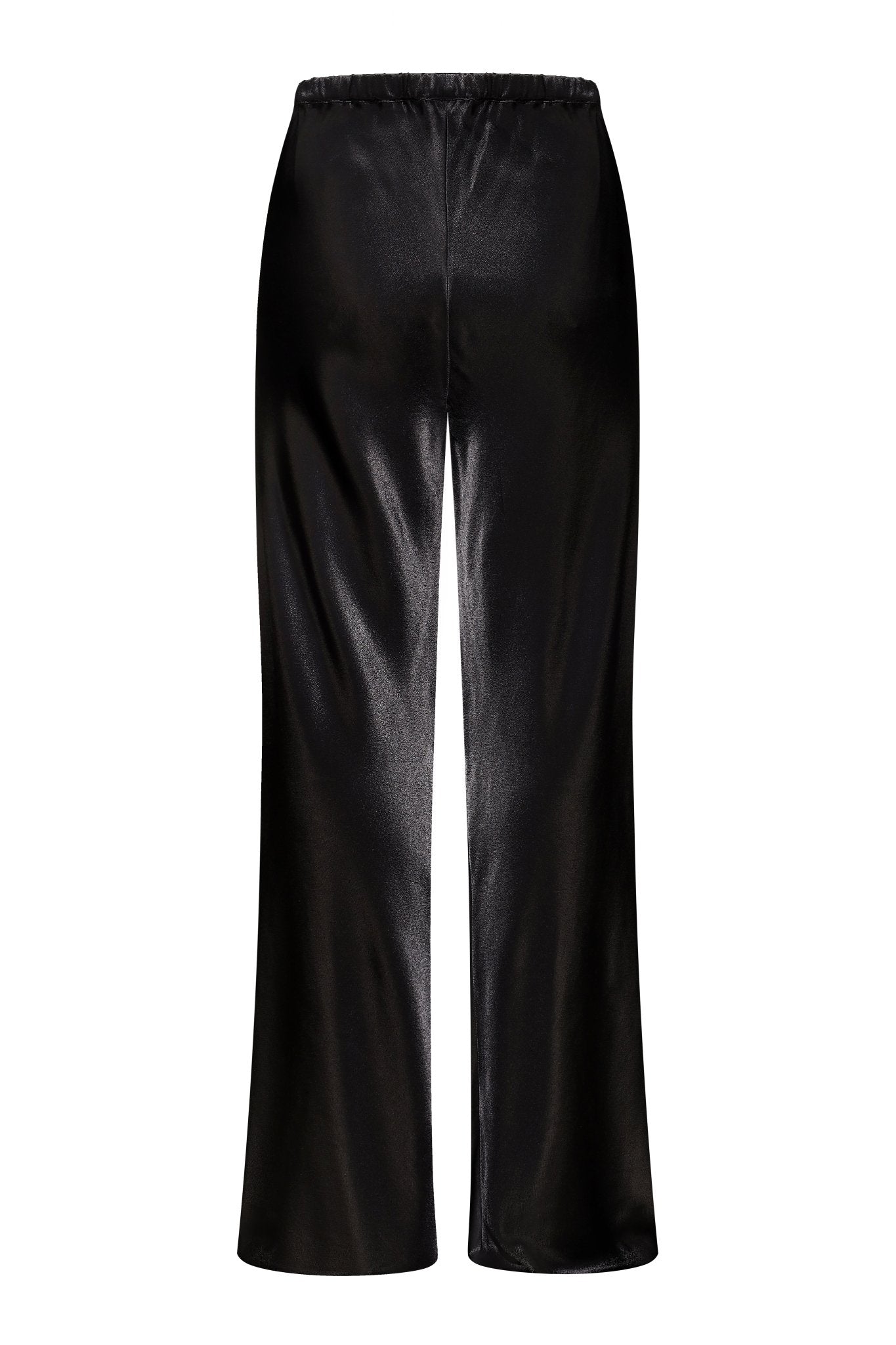 Silk Trousers in Black