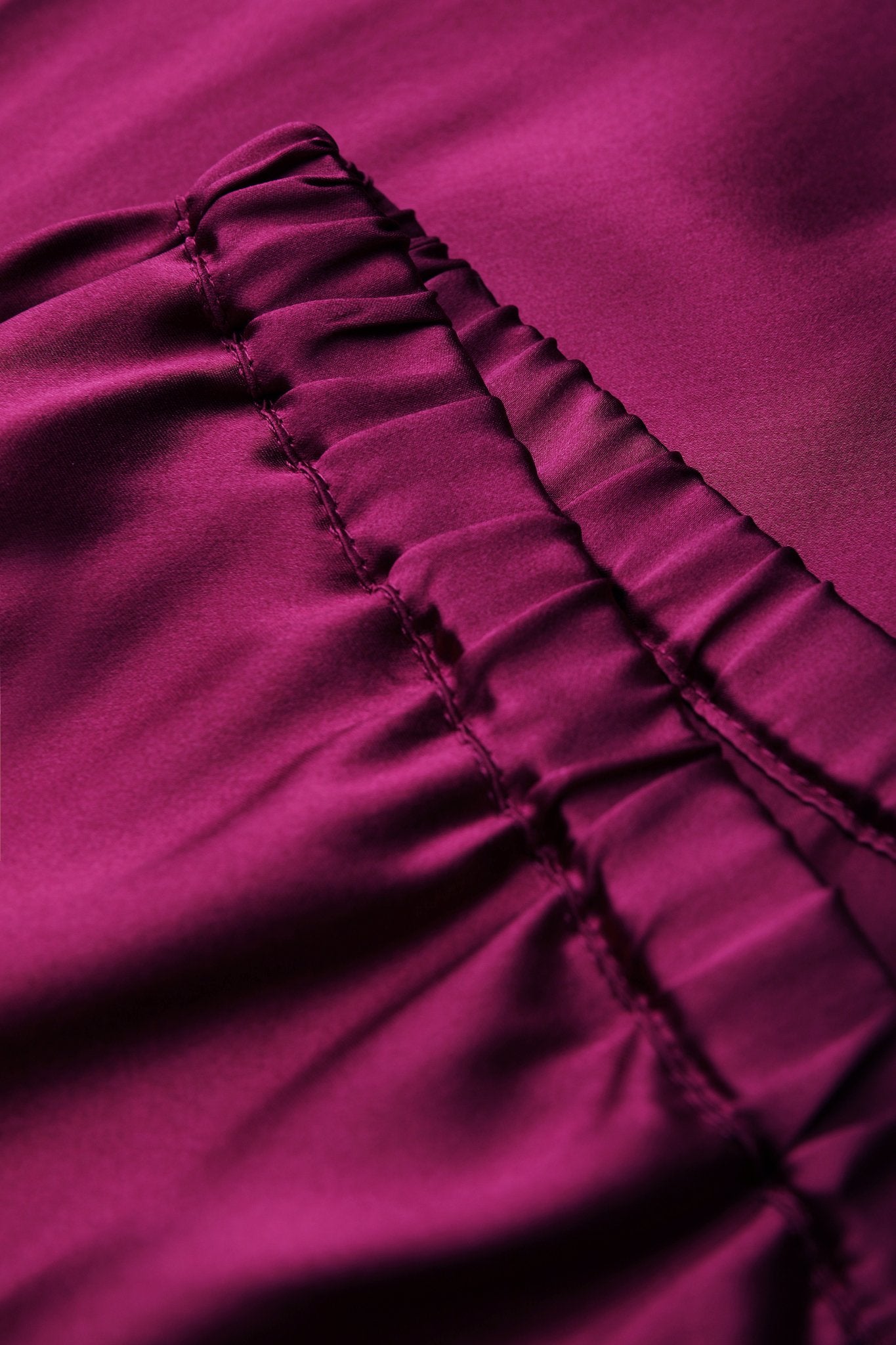 Silk Trousers in Burgundy