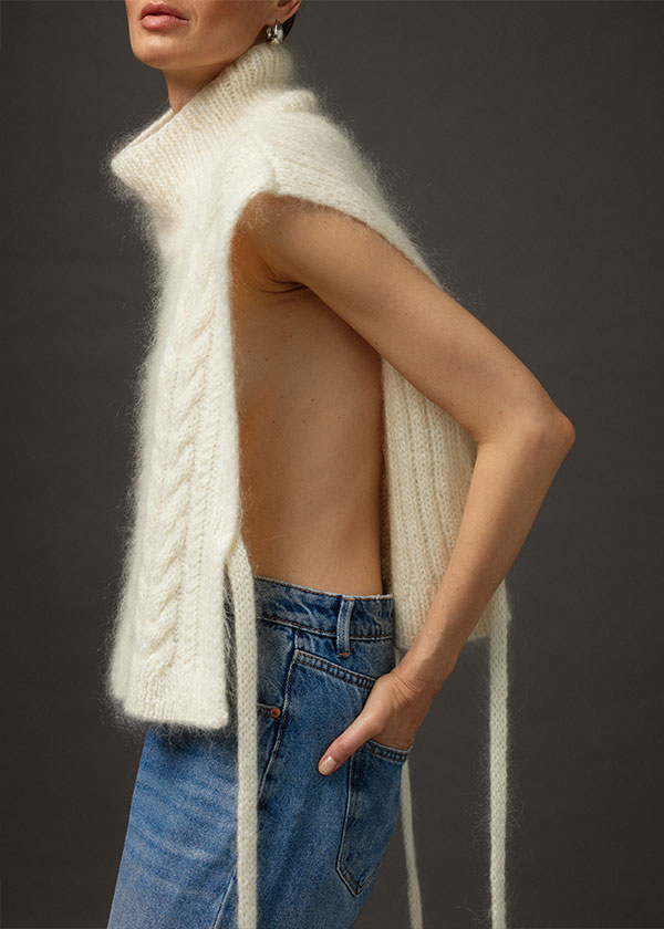 “Waistcoat” Oversized Mohair