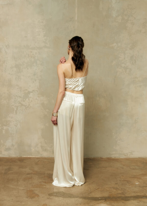 Silk Palazzo Trousers